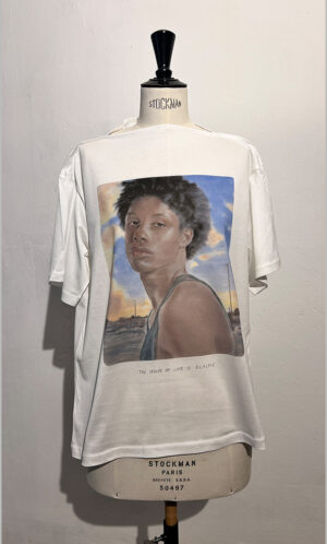 T SHIRT. THE SHAPE OF LIFE IS ELASTIC